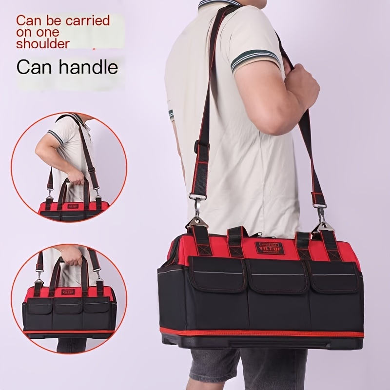 Home Improvement Warehouse - Bolsa de herramientas roja para electricista