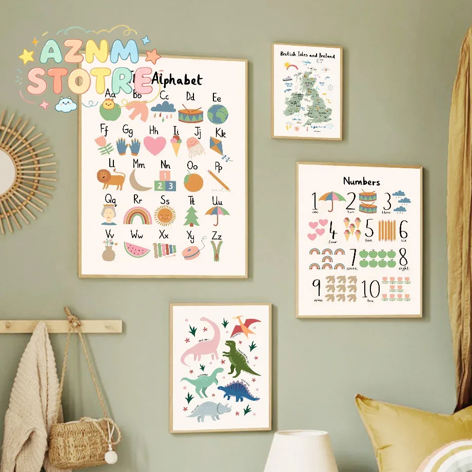 Home Improvement Kids - Mapa del Mundo Animal, Alfabeto de