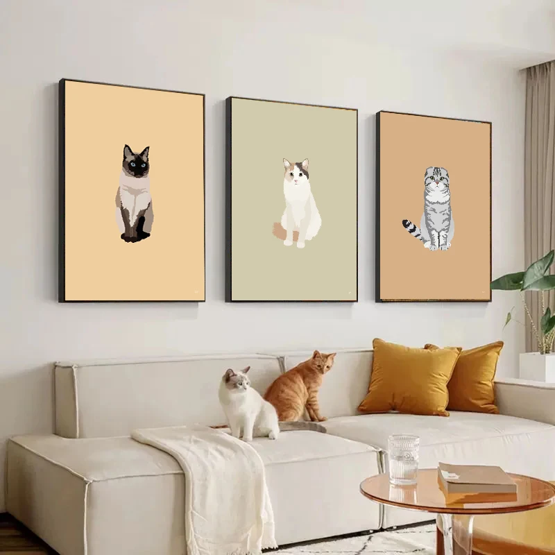 Pósteres de gatos siameses Sph - Home Improvement Kids reseña y precio