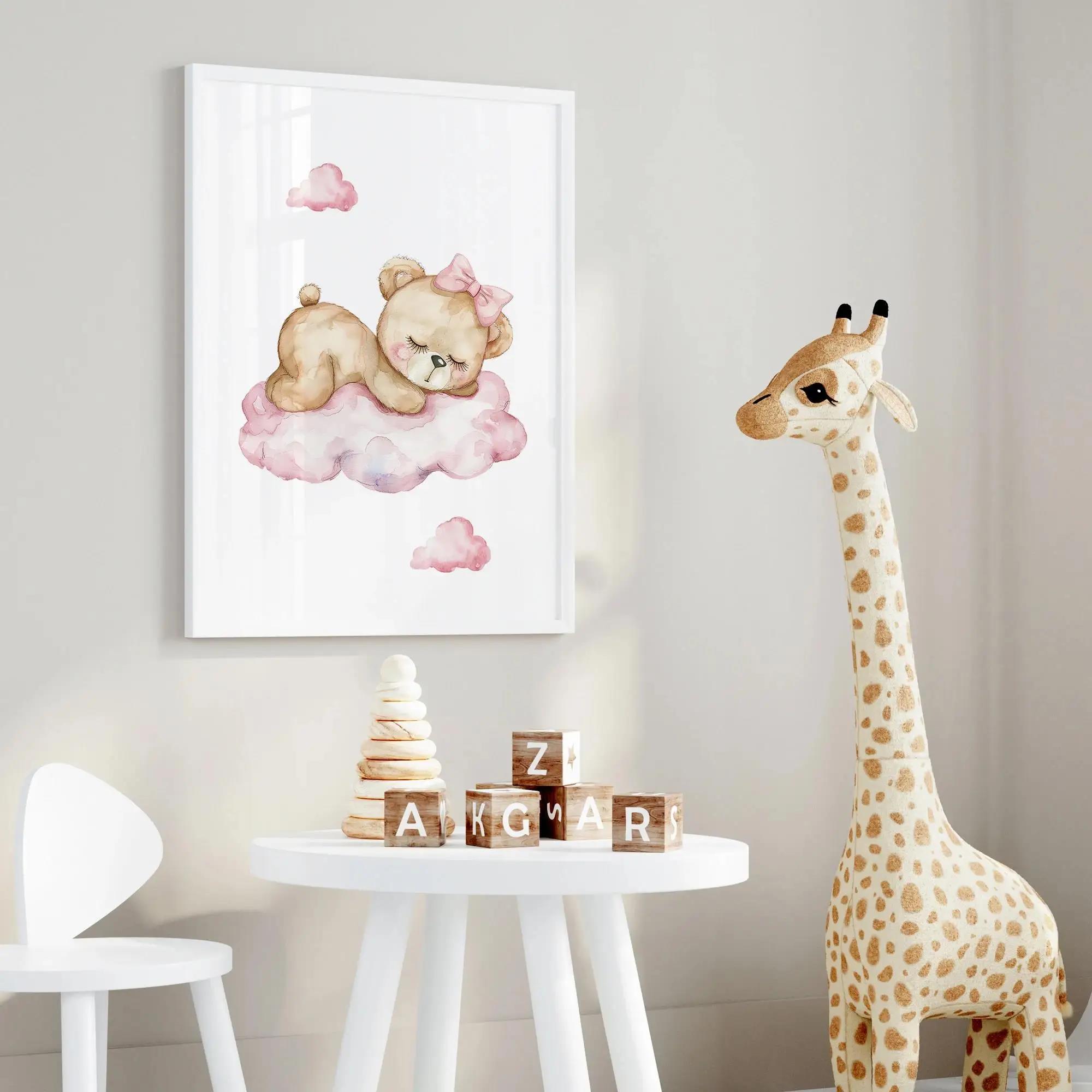 Oso de ensueño rosa, carrusel, - Home Improvement Kids reseña y precio